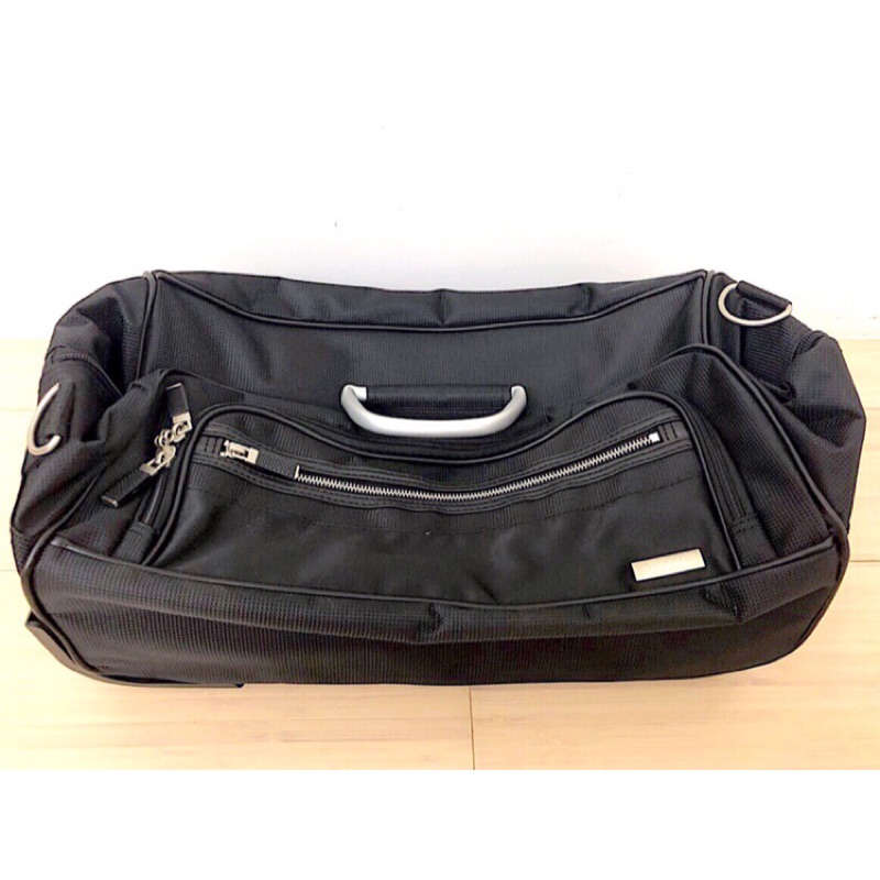BMW 黑色防水布拉桿行李箱/旅行袋/登機箱