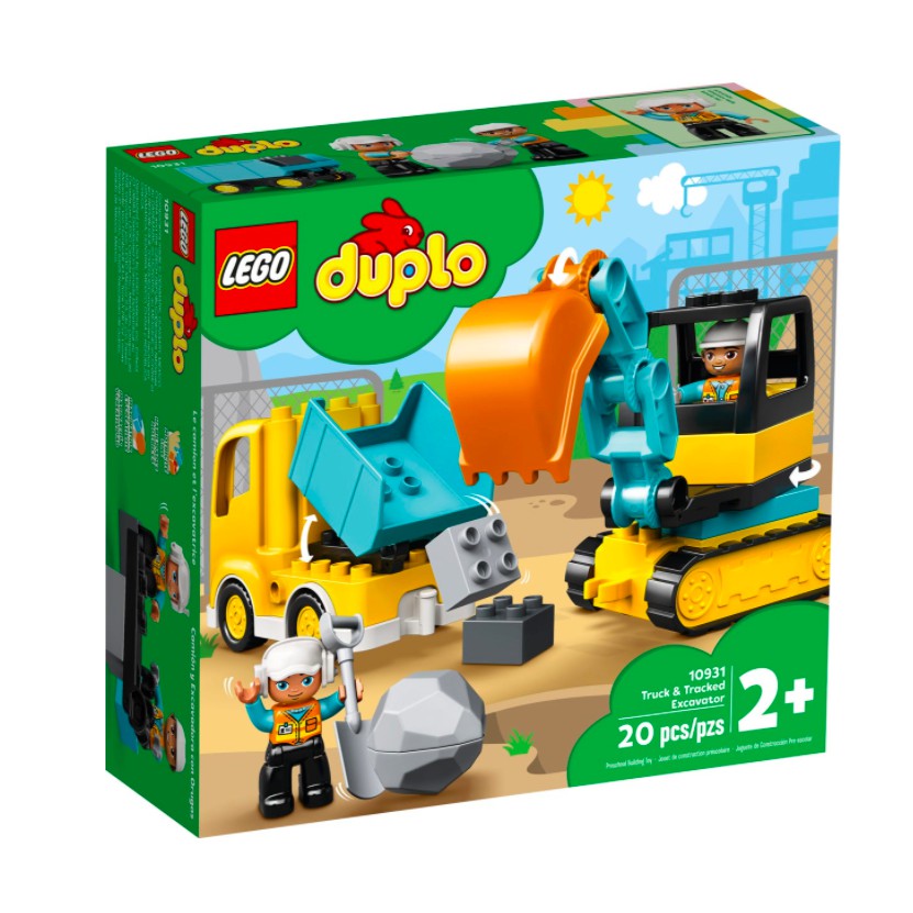 『現貨』LEGO 10931	Duplo-卡車&amp;挖土機     盒組    【蛋樂寶】