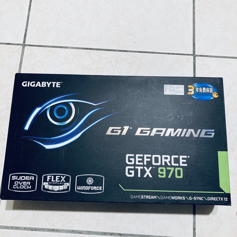 【技嘉】GTX970 GAMING-4GD顯示卡 / 功能正常 / 外觀良好 /原廠盒裝