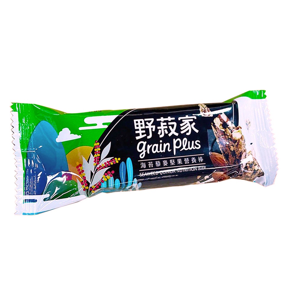 GrainPlus 野菽家 營 養棒 30g-海苔藜麥 BUX307-UG