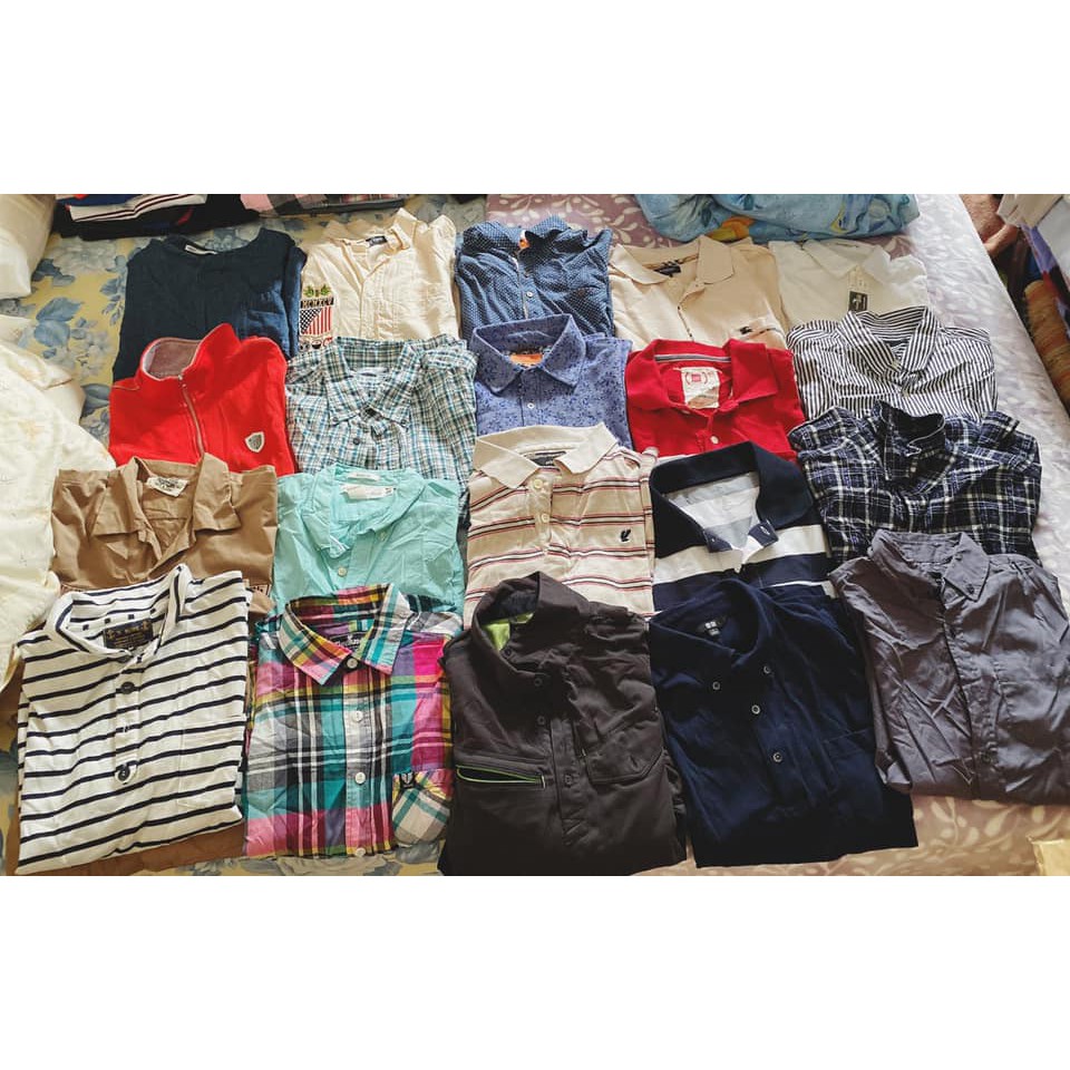 流血大出清 10件品牌正版男生衣著福袋 A F Uniqlo H M 日大牌 A F Polo 義大利牌 歐美大牌 蝦皮購物
