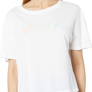 HURLEY｜女 HRLY HURLEY FLOUNCY TEE WHITE 短袖TEE