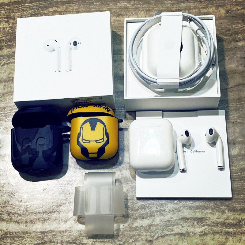 買二手正品也不要全新假貨, 保固中, 9成新, 蘋果Apple AirPods 2代真無線耳機 H1晶片，插線充電版本