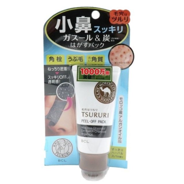 日本製bcl Tsururi 毛穴 小鼻 去粉刺 角質 深層清潔 鼻膜55g 現貨 蝦皮購物