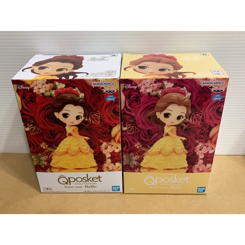 日版 Qposket 貝兒 flower style 美女與野獸 迪士尼 景品公仔