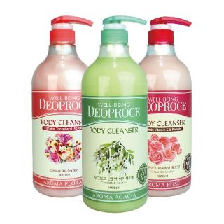 玫瑰香水沐浴乳 韓國DEOPROCE 綠色生活香水沐浴乳 1000ml