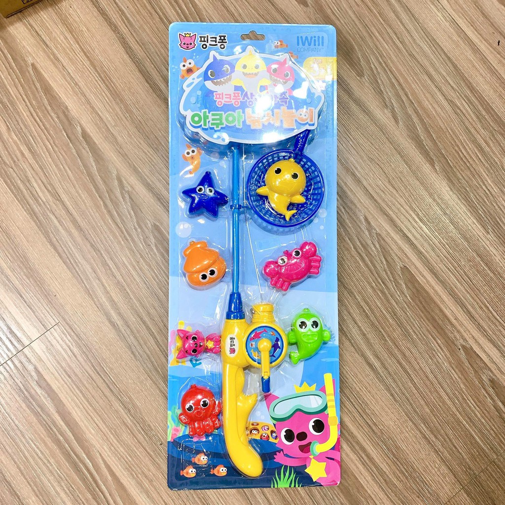 韓國🇰🇷~現貨!!!鯊魚寶寶Pinkfong Babyshark 大型釣魚玩具 洗澡玩具