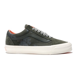 Vans Old Skool LX x Porter 軍綠 魔鬼氈 聯名款 休閒鞋【VN0A4P3XWW6