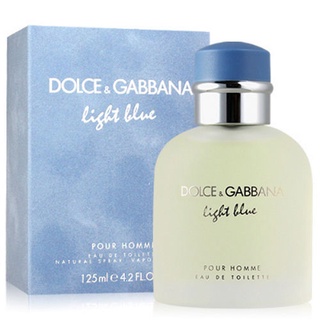 Dolce & Gabbana Light Blue 淺藍 男性淡香水 75ML 125ML TESTER【日韓美妝】