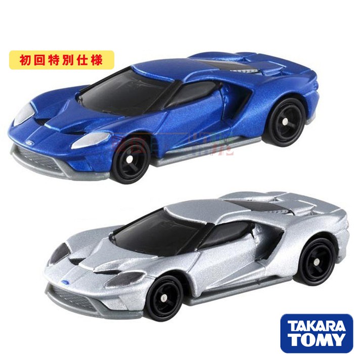 『 單位日貨 』9月 日本正版 TOMY TOMICA 多美 FORD 福特 GT 合金 小車 一般+初回 NO.19