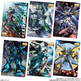 BANDAI 日版 機動戰士 鋼彈 威化 盒繪 收藏卡 MG RE