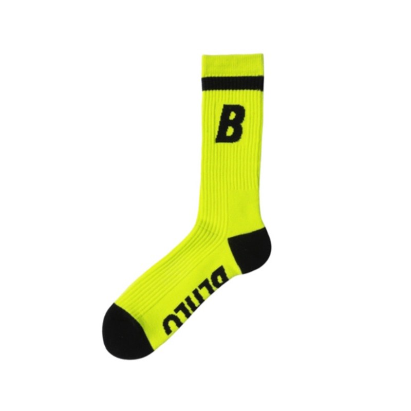 ballaholic日本東京/街頭籃球/熱銷品牌 B Socks (volt/black)籃球襪