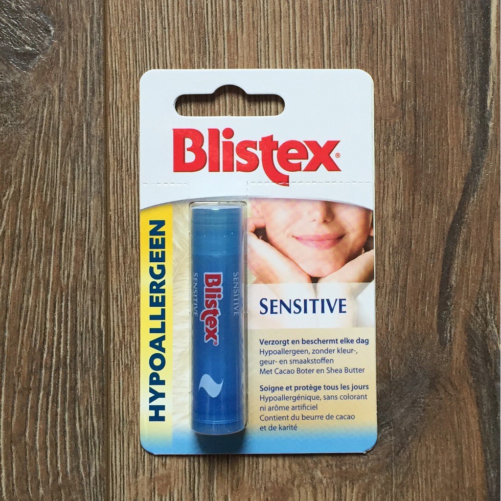英國製 Blistex Sensitive Lip balm 無色素香精 敏感唇 護唇膏 新品