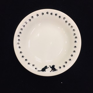 ☆小老闆萬國商舖☆日本製 貓咪碗盤日式碗盤家用陶瓷碗盤點心盤小菜盤日本進口釉下彩