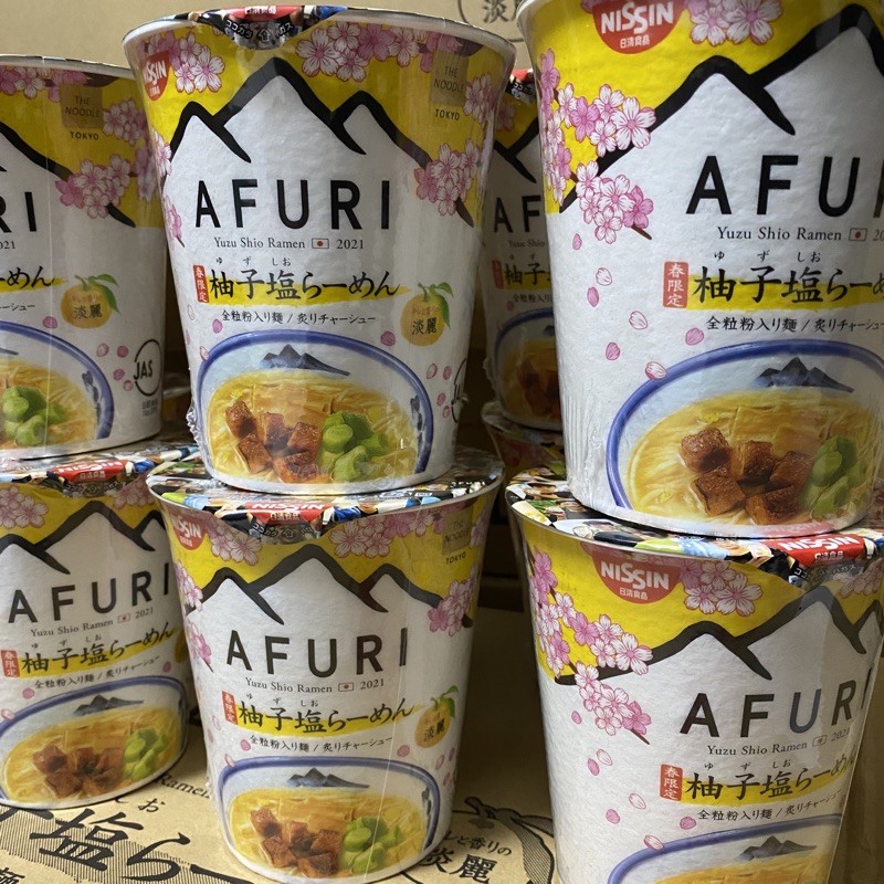 【ToMo】2021 春夏新品 AFURI 春限定柚子塩らーめん淡麗 日本名店 拉麵必吃品牌 大碗 阿夫利 東京拉麵泡麵