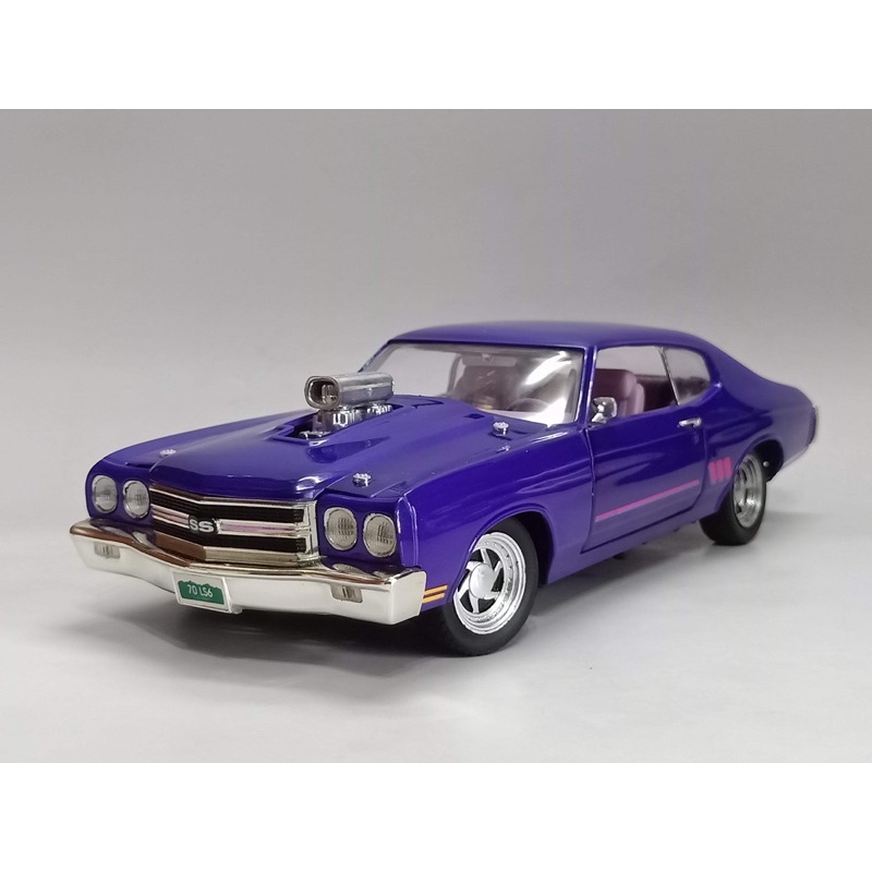 ERTL 1:18(1/18) Chevrolet Chevell SS 雪佛蘭 CHEVY 直線加速賽車 模型車