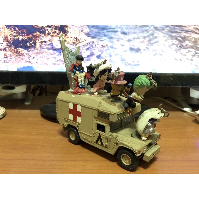 1995年 Hummer 軍用模型車1:43 阿基拉 akira 航海王 公仔 吊飾