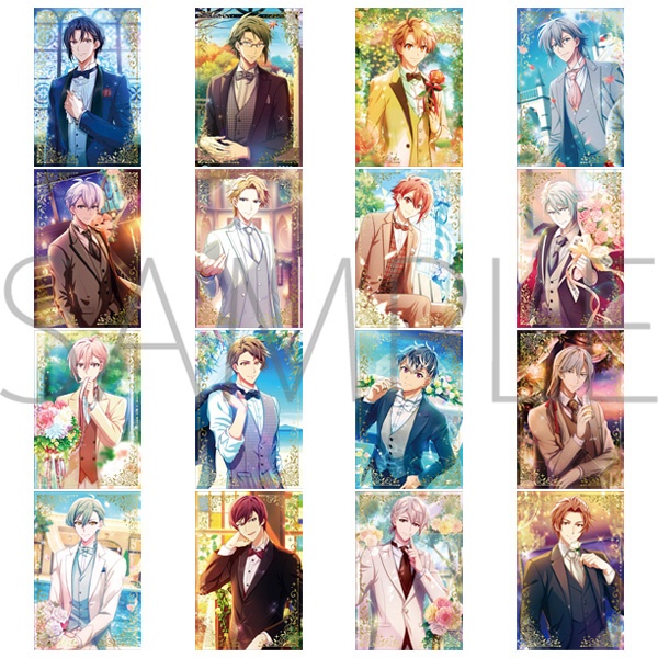 【婚禮 燙金明信片】 I7 偶像星願 和泉 三月 四葉 環 棗 巳波