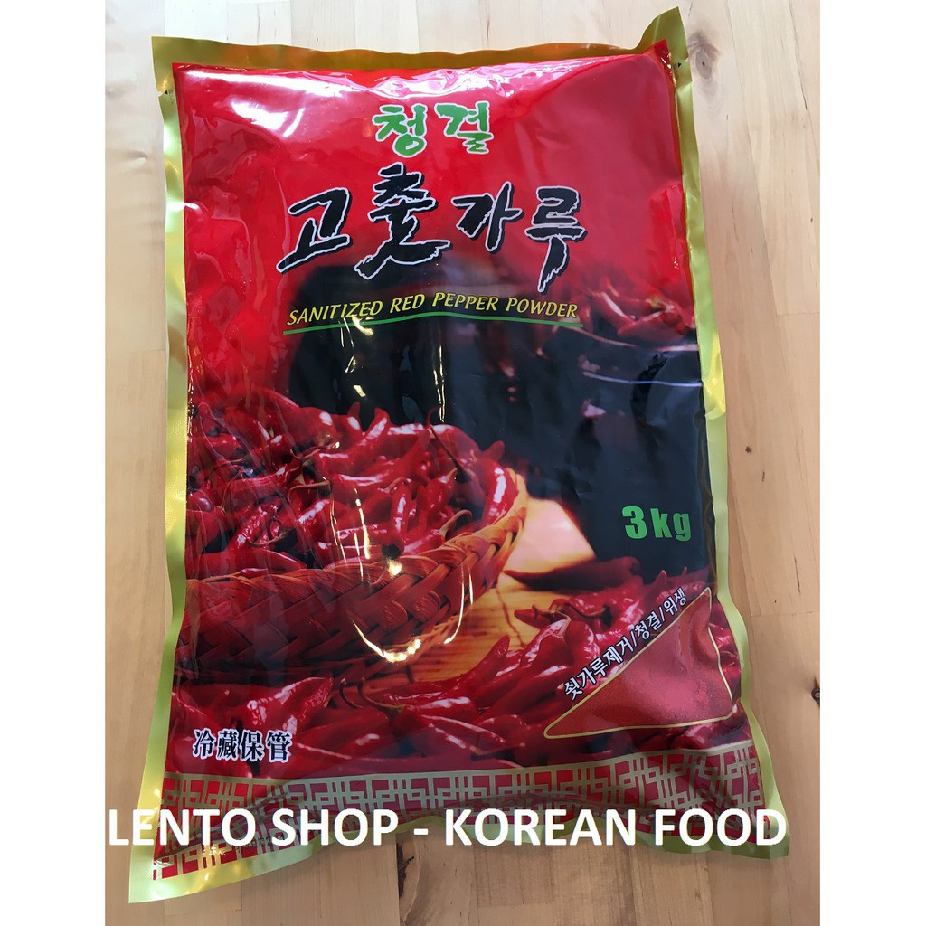 LENTO SHOP -  韓國 辣椒粉 추가루 Paprika 1公斤 &amp; 3公斤裝  粗粉 &amp; 細粉