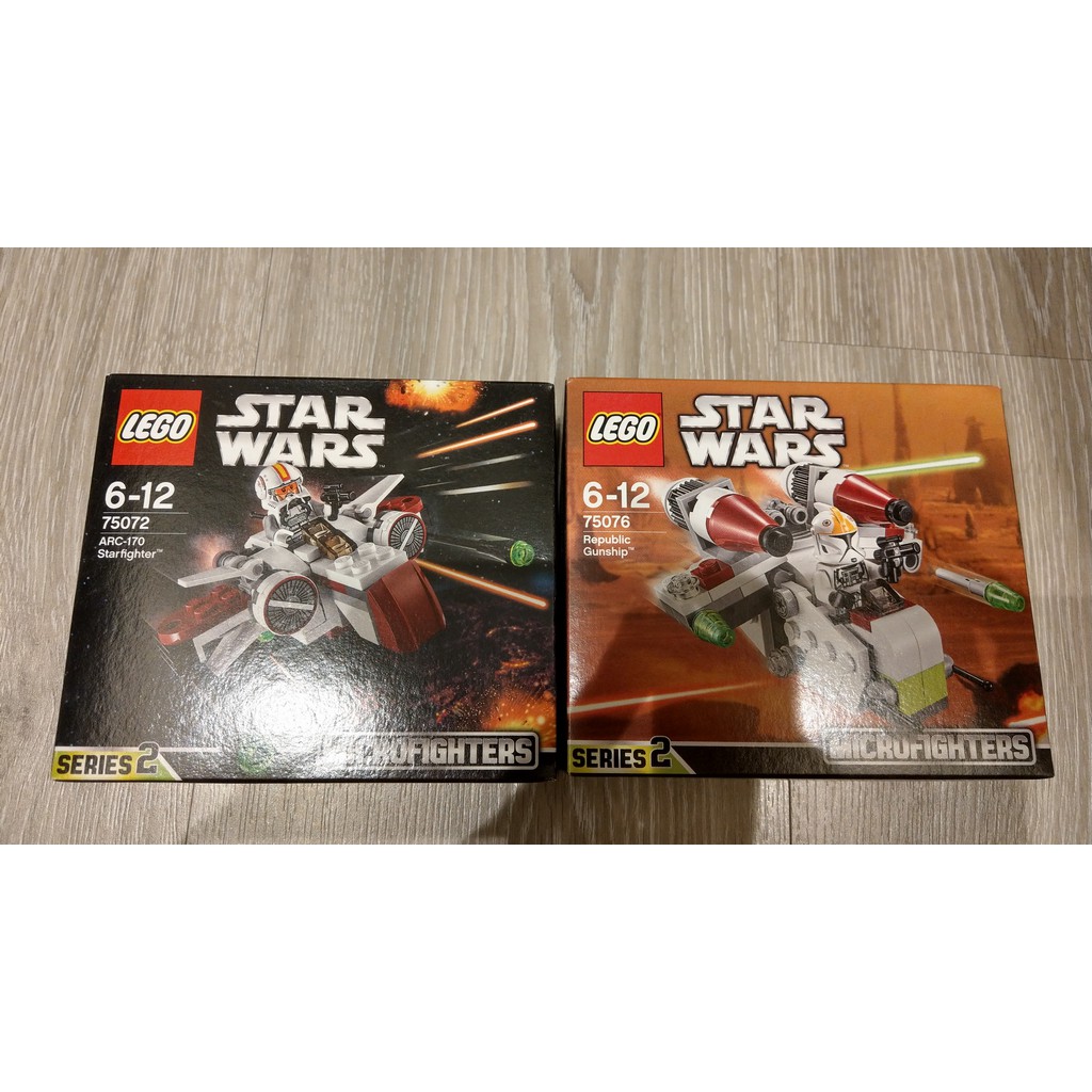 全新未拆 出清 LEGO 星際大戰 75072 75076