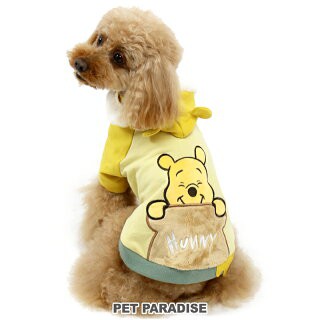 現貨 日本Pet Paradise DISNEY POOH 可愛維尼造型連帽T 4S