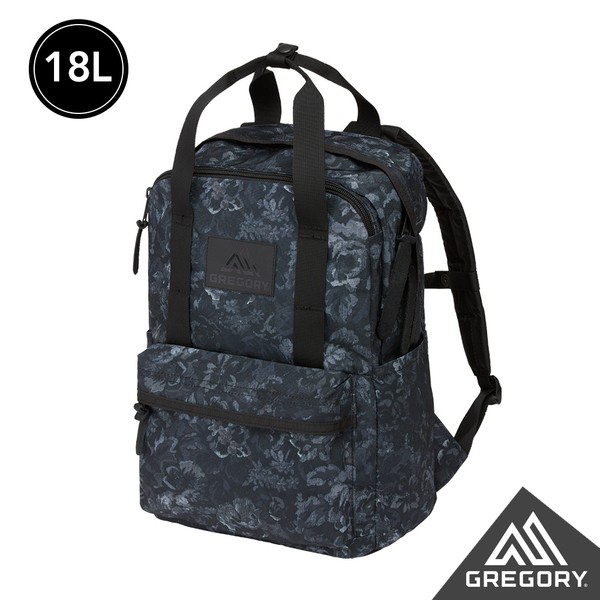 【OUTDOORZ 我不在家】Gregory-18L EASY PEASY DAY日系後背包 黯黑印花