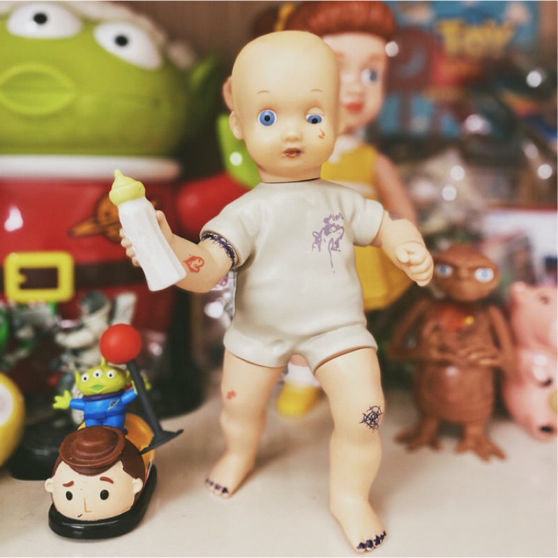 大寶寶👶🏻 玩具總動員 絕版🔥 阿薛 蜘蛛嬰兒 可動公仔 收藏 出清 稀少 玩總 稀有 老物 便宜