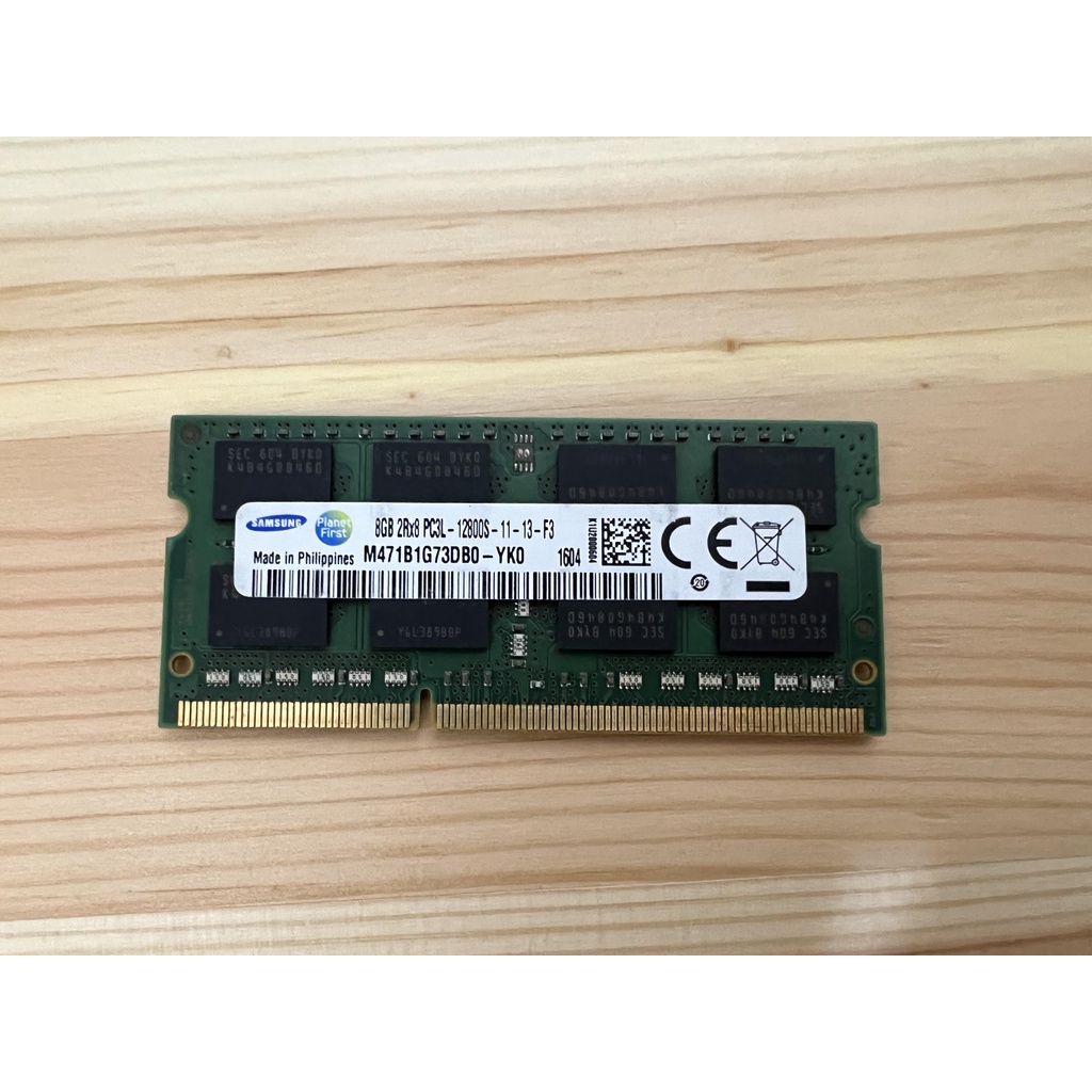 三星 筆記型記憶體 DDR3L 1600 8G