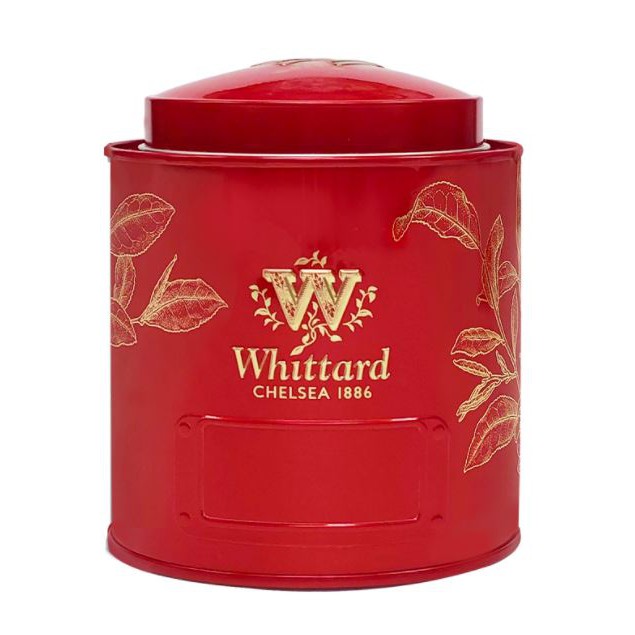 【現貨】英國Whittard 經典茶罐｜茶葉罐｜紅色｜2021限定款（絕版品）