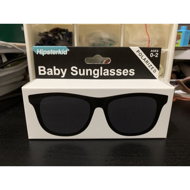 全新 Hipsterkid 美國 抗UV 太陽眼鏡 偏光眼鏡 黑色 S 0-2T