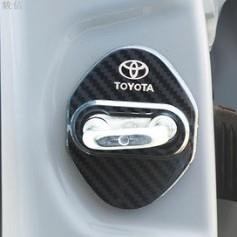 適用於豐田 TOYOTA VIOS RAV4 CHR CAMRY ALTIS 碳纖維門鎖扣 車門保護蓋