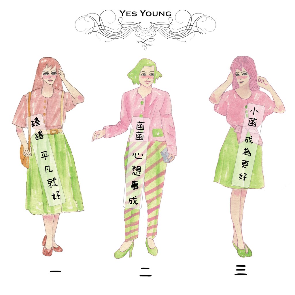 Yesyoung 30張 女孩26 客製 名言佳句隨你寫防水姓名貼原創手繪文創透明貼 蝦皮購物