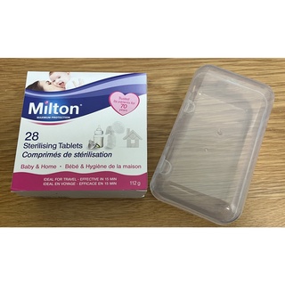 英國Milton消毒錠 15分鐘完成消毒 最快速方便的消毒清潔 適用奶瓶 奶嘴 餐具 玩具 收納盒 月亮杯 單顆價滿額送