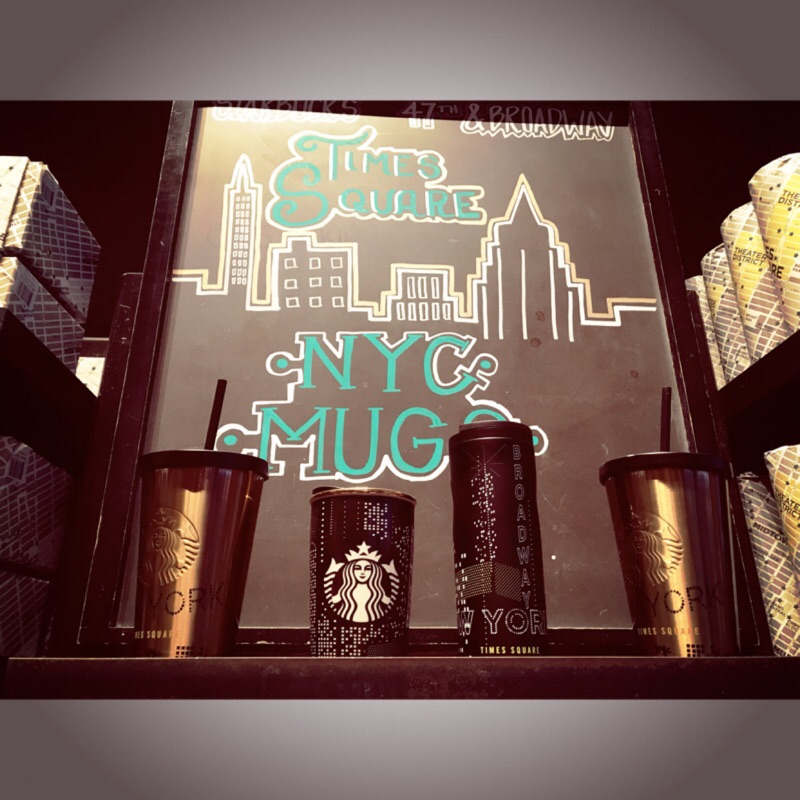 Starbucks Times square NYC 星巴克 紐約 時代廣場 城市杯 保溫杯