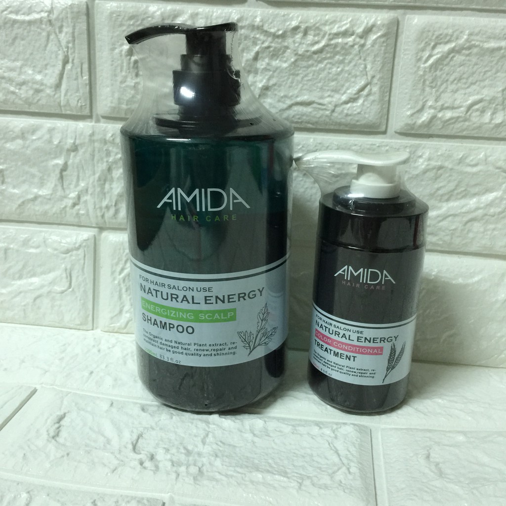 預購    Amida 蜜拉-平衡去脂洗髮精1000ml + 角質蛋白護髮素250ml