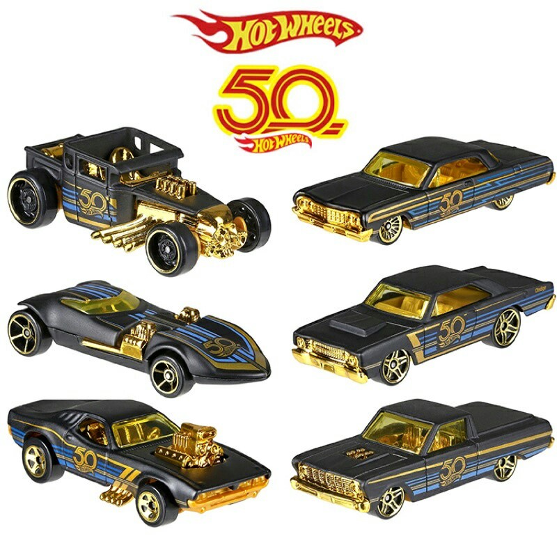 卡損出清 風火輪 HotWheels 50週年 消光黑 黑卡 福特 道奇 IMPALA TWIN MILL B套B169