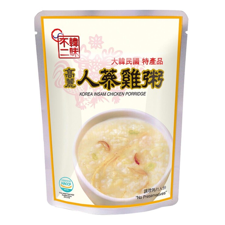 韓味不二 高麗人蔘雞粥 280g 單包【Sunny Buy】