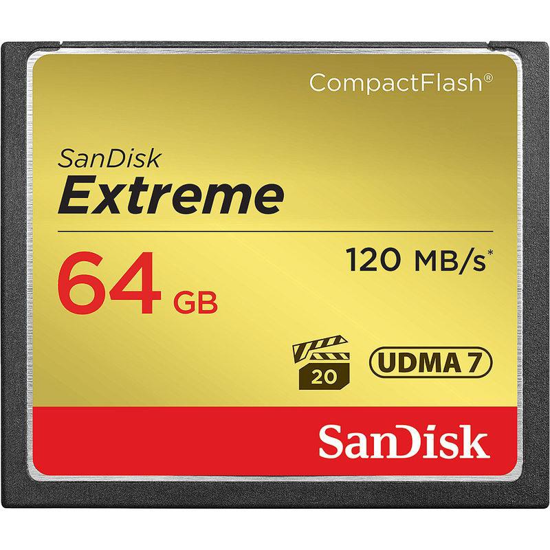 『儲存玩家』SanDisk Extreme CF 64GB 64G 記憶卡 讀 120M 寫85M 含稅 開發票