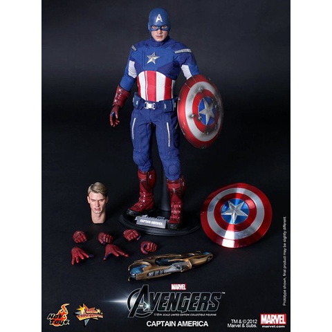 野獸國 Hot Toys MMS174 漫威 復仇者聯盟 美國隊長 Captain America 非 MMS563