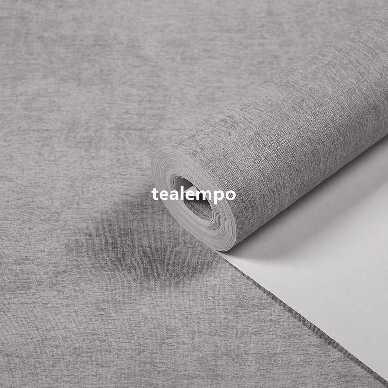 Tealempo 淺灰色系新中式純色素色無紡布墻紙美式復古北歐風臥室客廳壁紙壁纸墙纸壁贴墙贴居家翻新 蝦皮購物