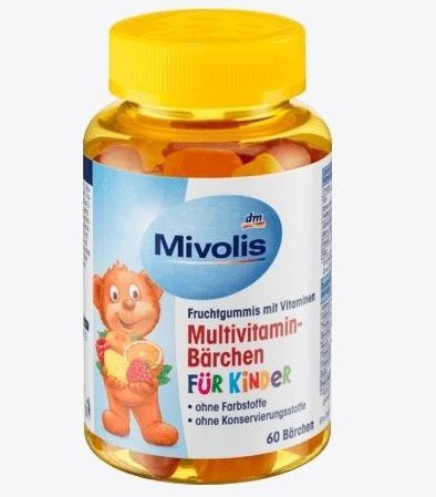 德國 Mivolis 兒童維他命 小熊軟糖