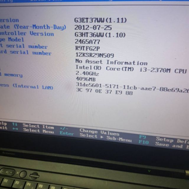 LENOVO L430二代I3 2370M/4G/無硬碟/WIN7PRO售四千五百元