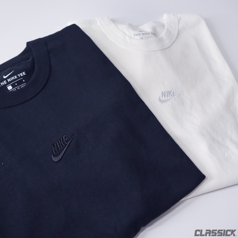 【CLASSICK】NIKE NSW SWOOSH TEE 刺繡 小LOGO 短T 黑 DB3194-010 白 100