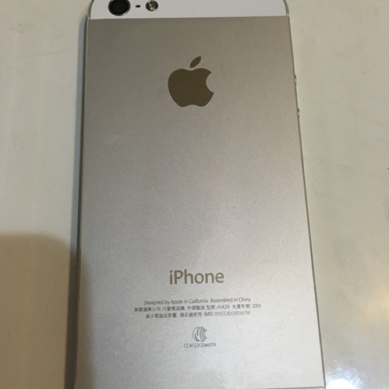 二手 Apple iPhone 5 32g 銀白色