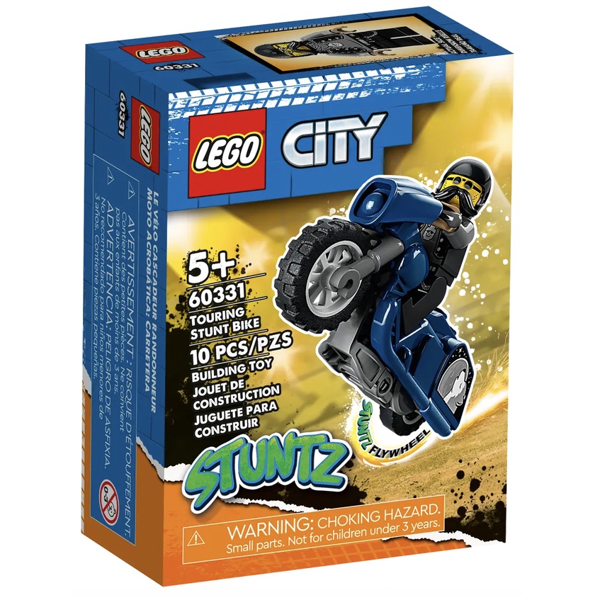 【台南 益童趣】LEGO 60331 City 巡迴特技摩托車 城鎮系列 生日禮物 送禮 正版樂高 迴力車
