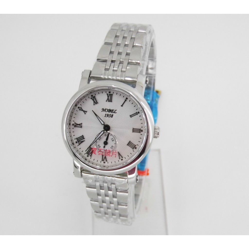 【 幸福媽咪 】網路購物、門市服務 NOBEL 諾貝爾錶《藍寶石防刮鏡面 石英女表 型號:H8001L