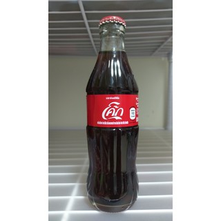 可口可樂 COCA COLA COKE 泰國 250ML 紙標 文字瓶 一般瓶 無回痕 全新 滿瓶 未開
