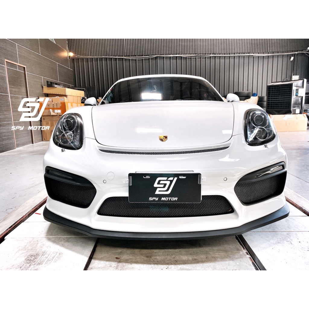 【SPY MOTOR】Porsche 981 GT4樣式 前保桿 後下巴