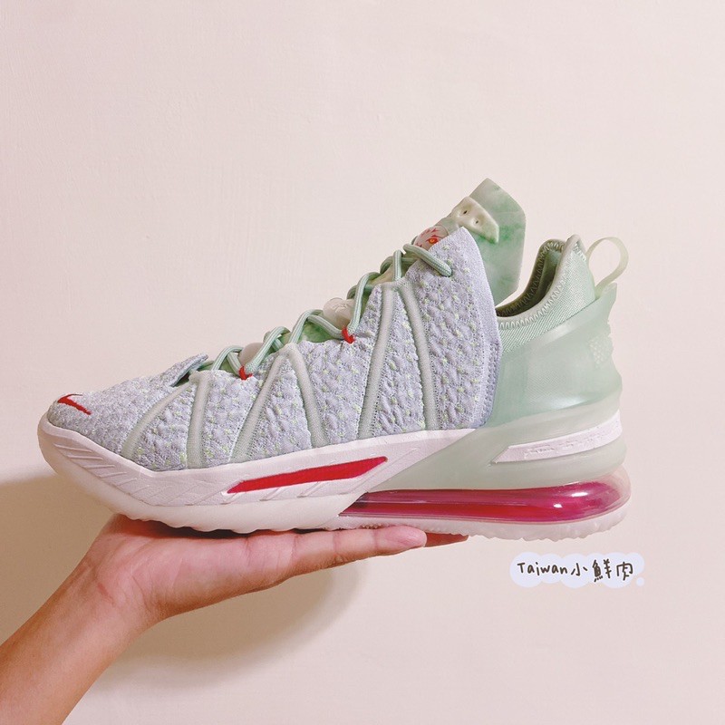 NIKE LEBRON 18 EMPIRE JADE 籃球鞋 玉璽 綠白 DB7644-002