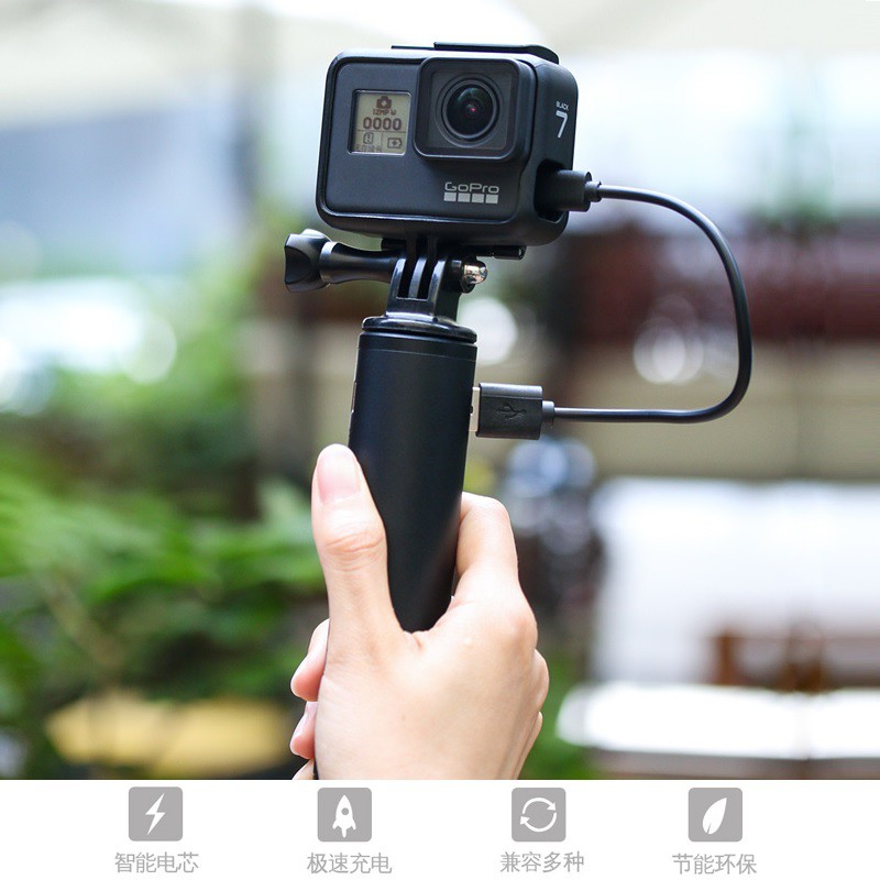 免運ulanzi Gopro 10 充電手把hero9 8 7 充電自拍棒手持充電棒bg 2 Bg 3 Bg 4 蝦皮購物